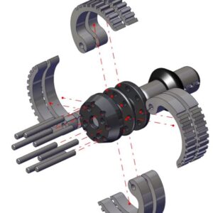 sweeper axle